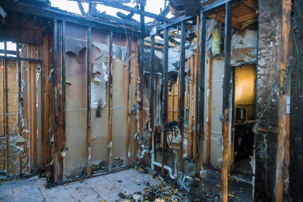 Professional Fire Damage Repair technician working in Lehigh Acres, FL